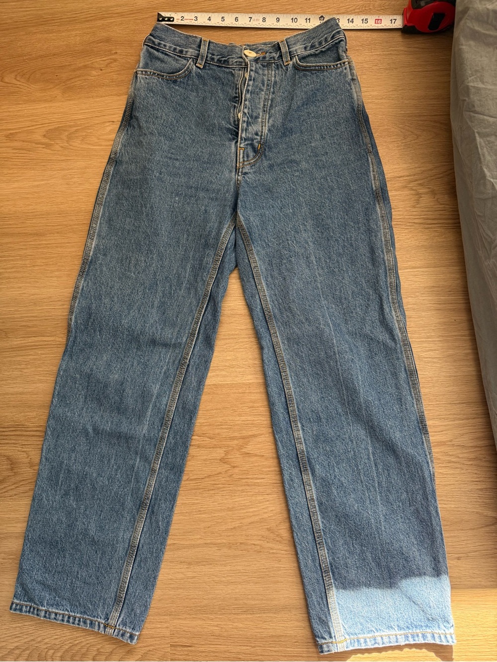 Jesse Kamm Straight Leg Blue Jeans
